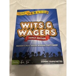 Wits & Wagers Family Edition Party Game Trivia  (2013) Complete  Ages 6+
